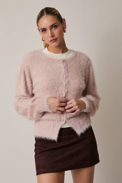 Fuzzy Cardigan