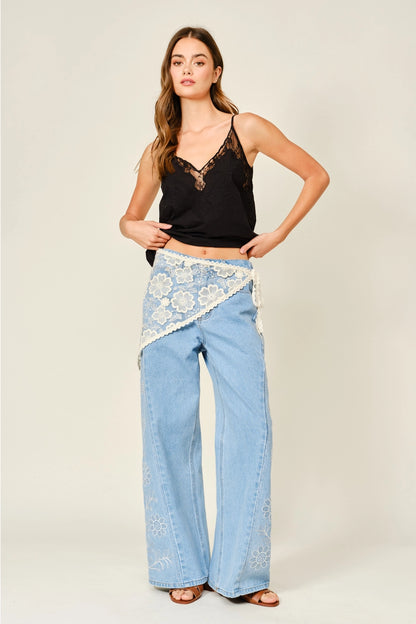Lace Scarf Belt