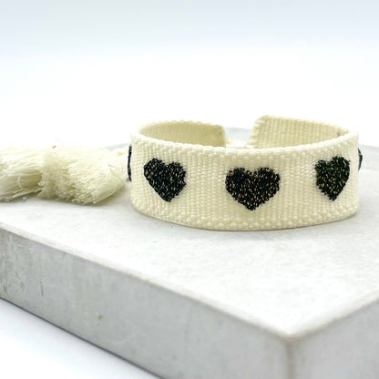 Woven Embroidered Statement Bracelets