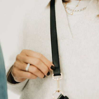 Minimalist Vegan Leather Crossbody Strap