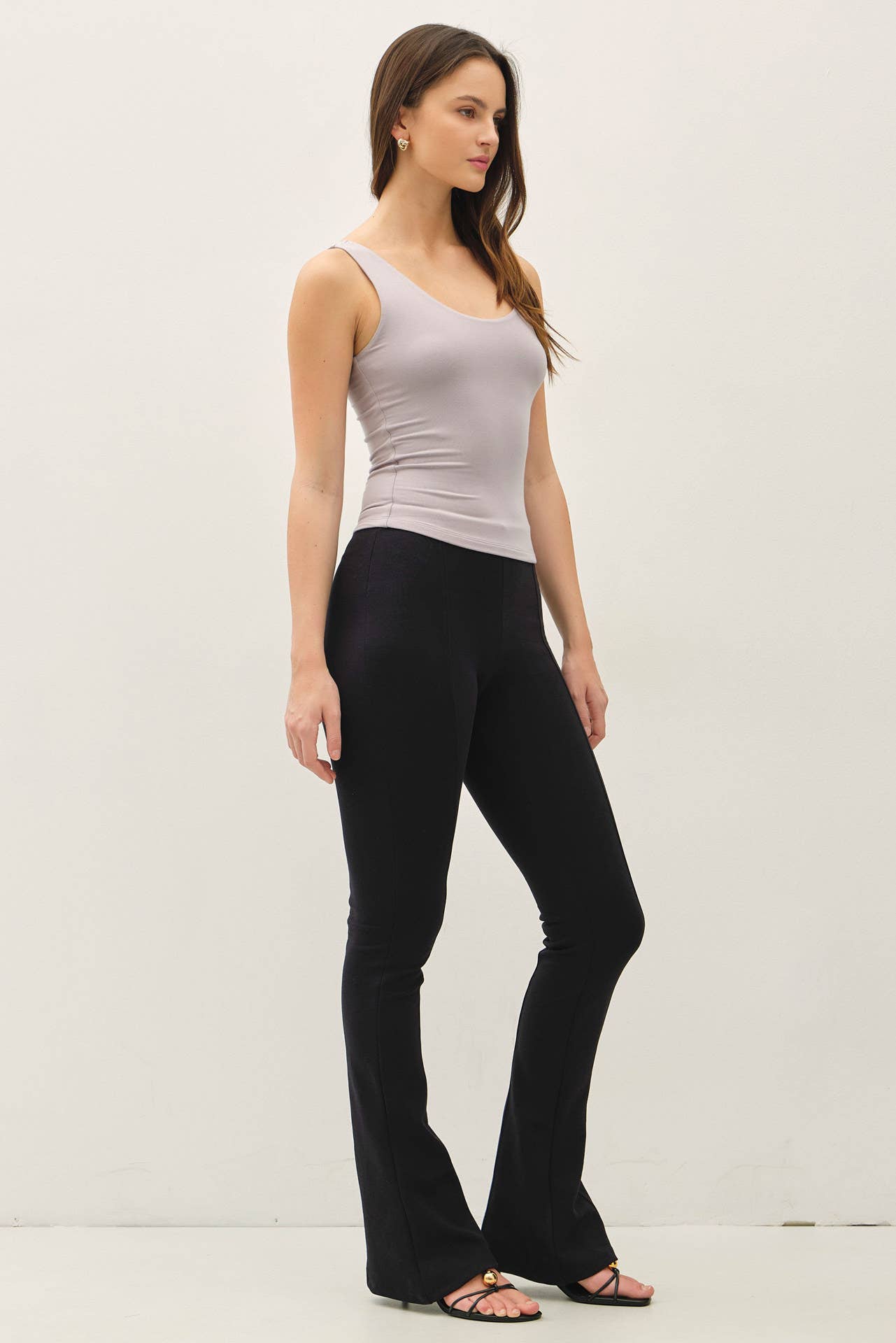 Double Lined Scoop Neck Tank