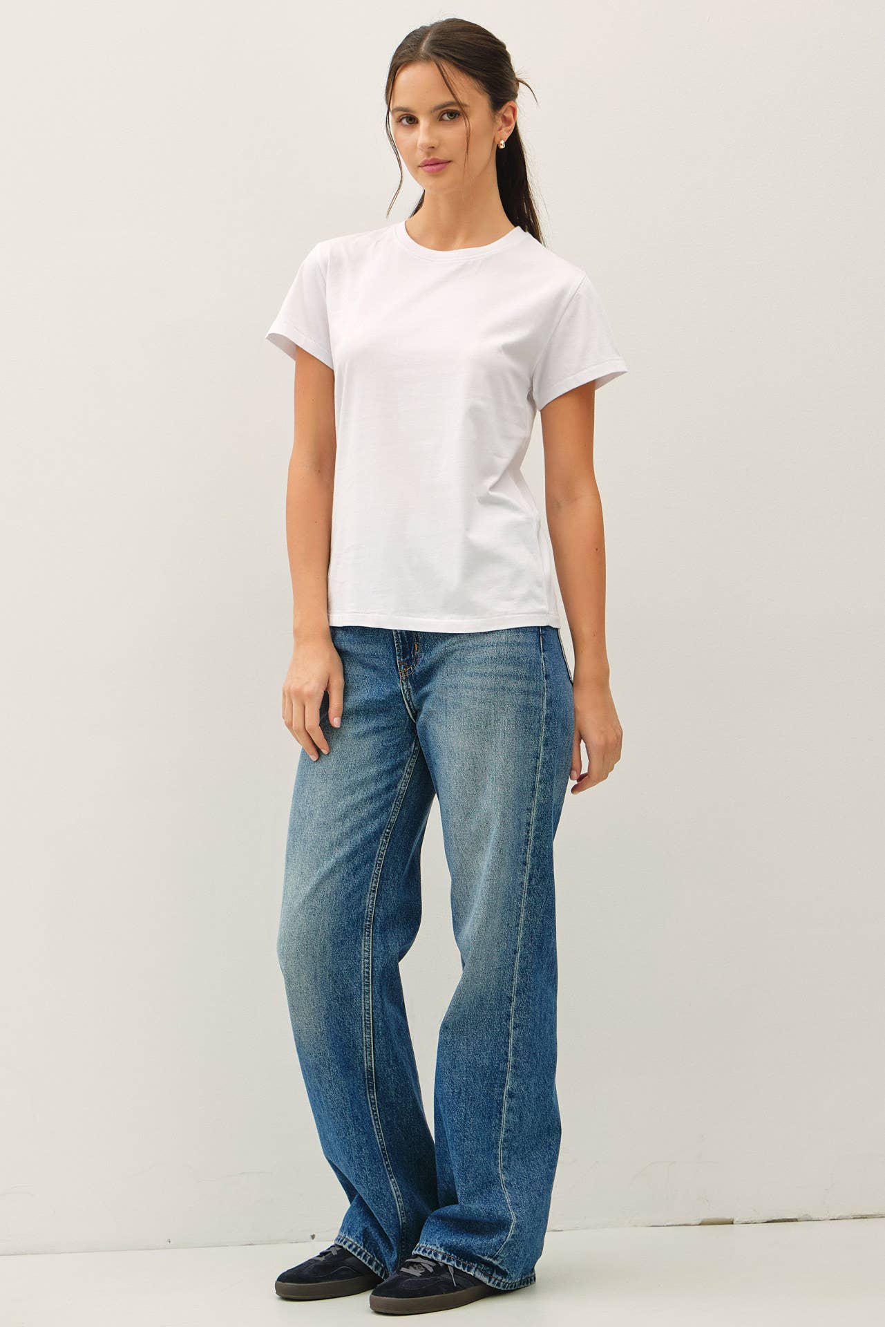 Crewneck Cotton Tee