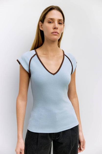 The Patricia Top | Vintage Raglan Knit Top