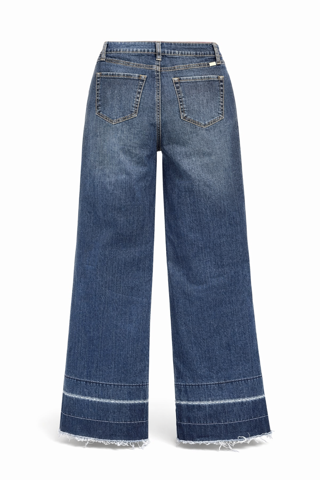 Mid-Rise Slim Wide Leg w/ Release Hem in Grove