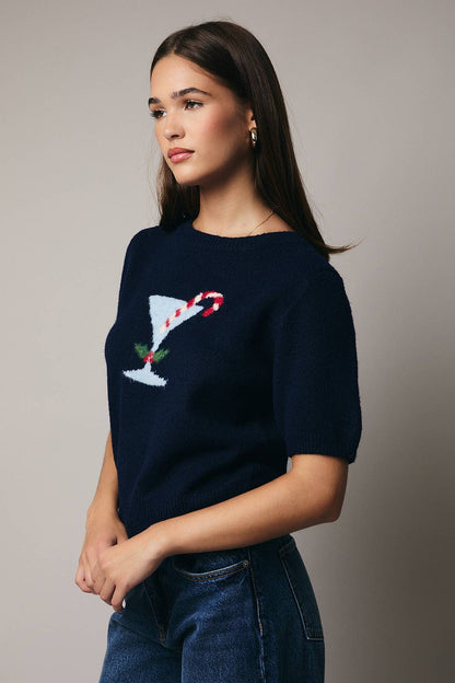 Cocktail Graphic Sweater