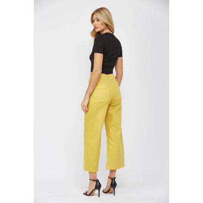 Cropped Wide Leg Pants