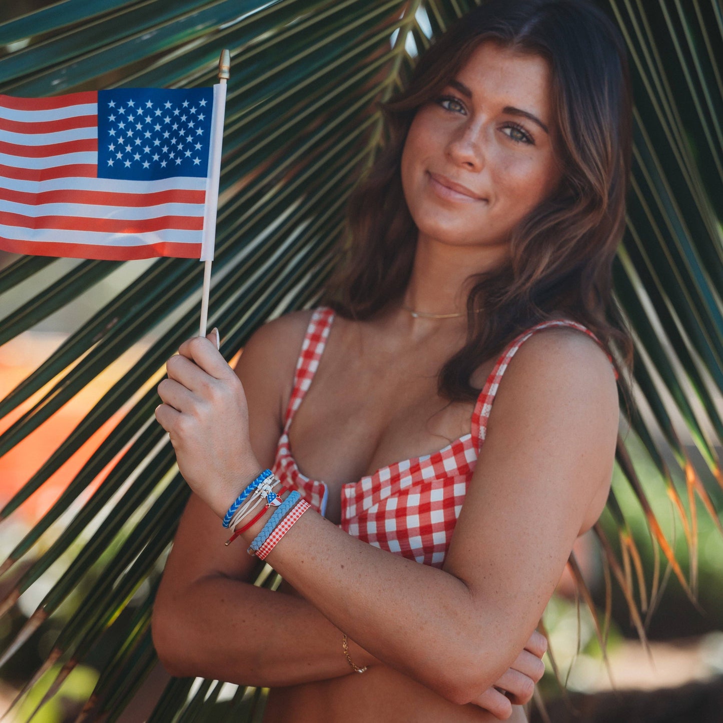 Free Patriotic Hair Tie Bracelets