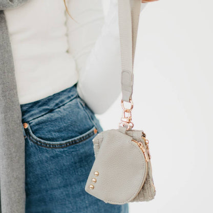 Wonderlust Woven Dual Pouch Wristlet 