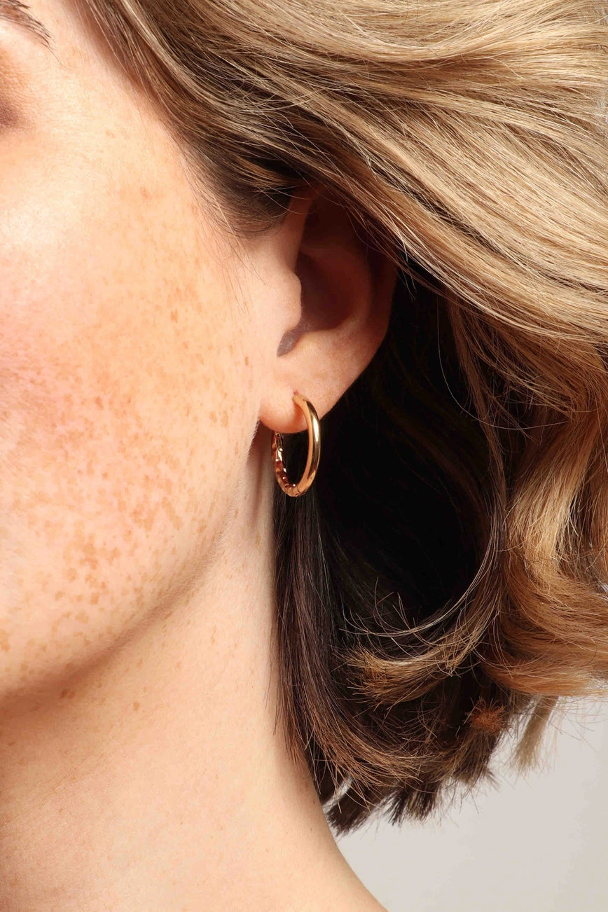 Tara Reversible Huggie Earrings