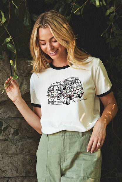 Merry Christmas Van Ringer Graphic Tee