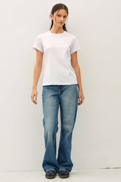 Crewneck Cotton Tee