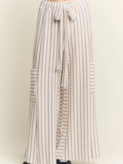 Striped Wide Leg Pants