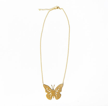 Monica Butterfly Pendant Necklace