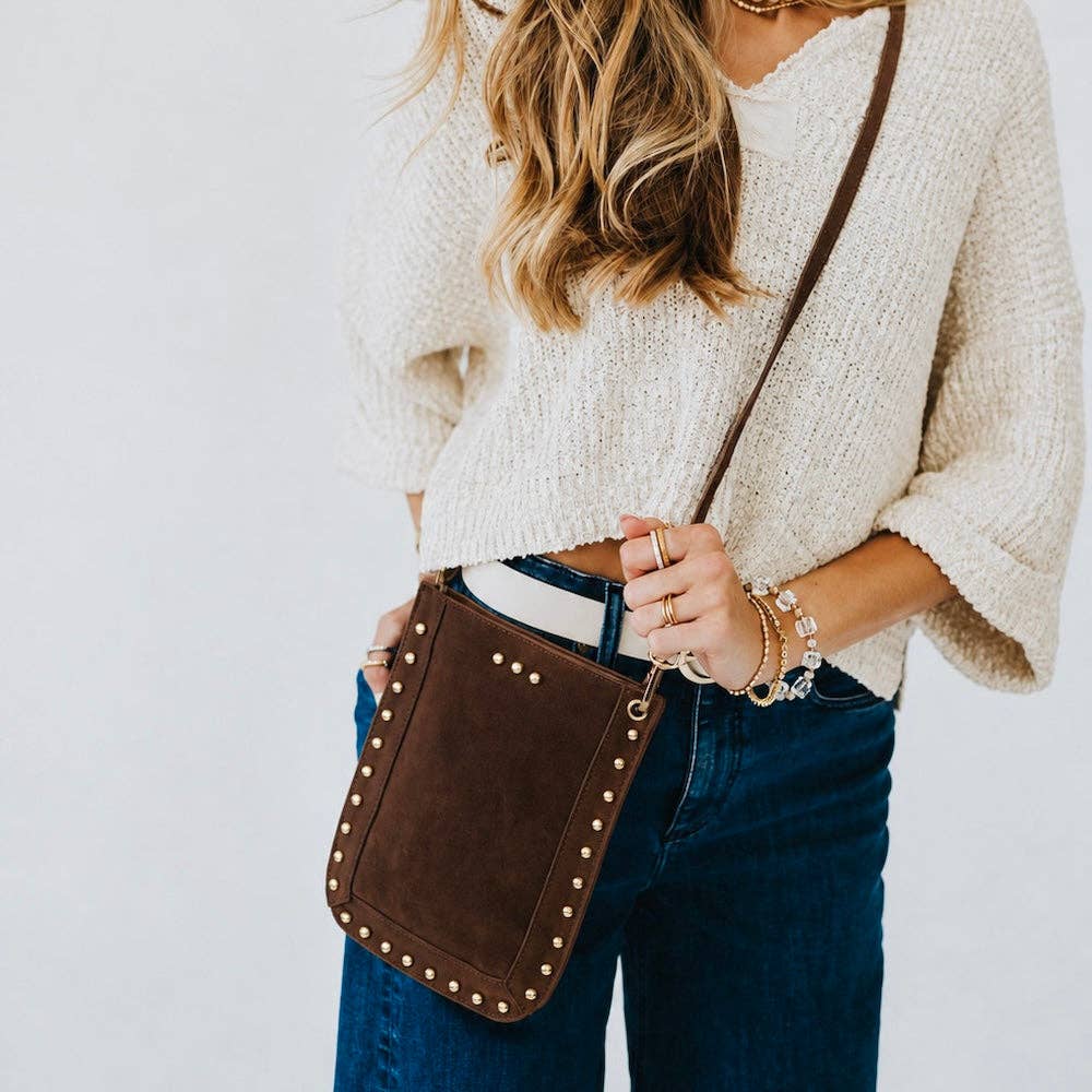 Shelby Suede Phone Bag