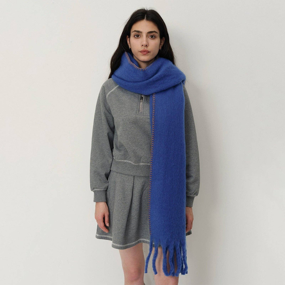Fringed Winter Scarf