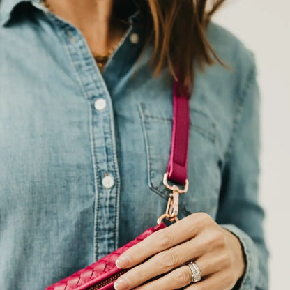 Minimalist Vegan Leather Crossbody Strap