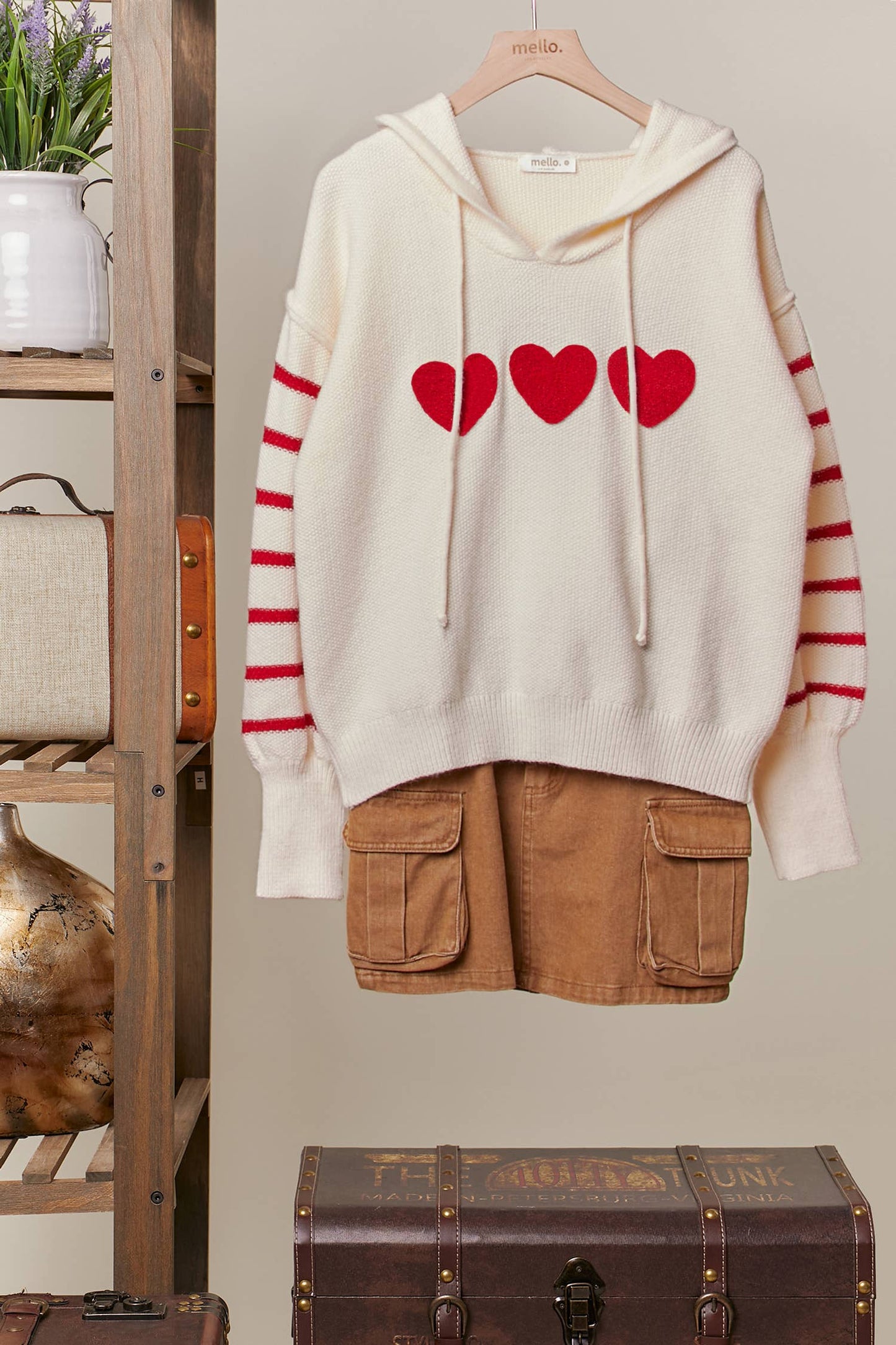 Hearts Sweater Hoodie