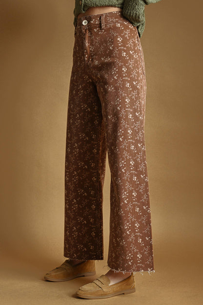 Floral Print Pants