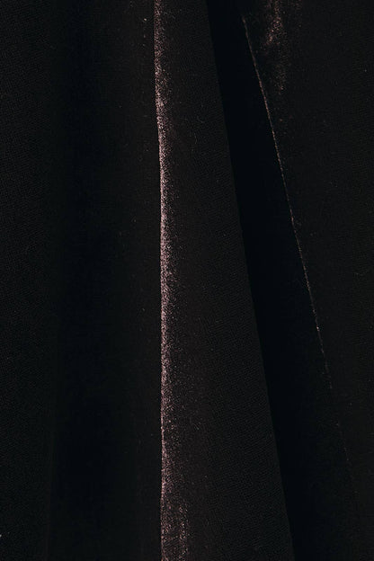 Godet Velvet Mini Skirt