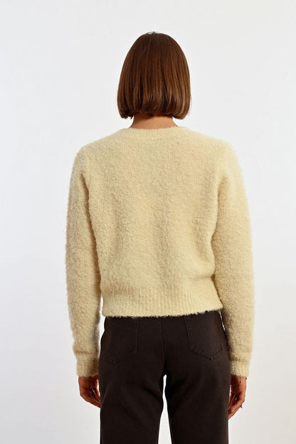 Boucle Knit Cardigan