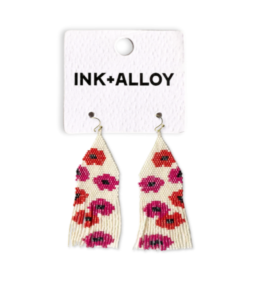 Delilah Beaded Fringe Earrings