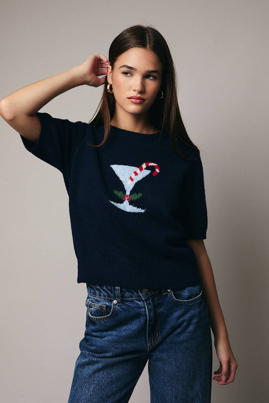 Cocktail Graphic Sweater