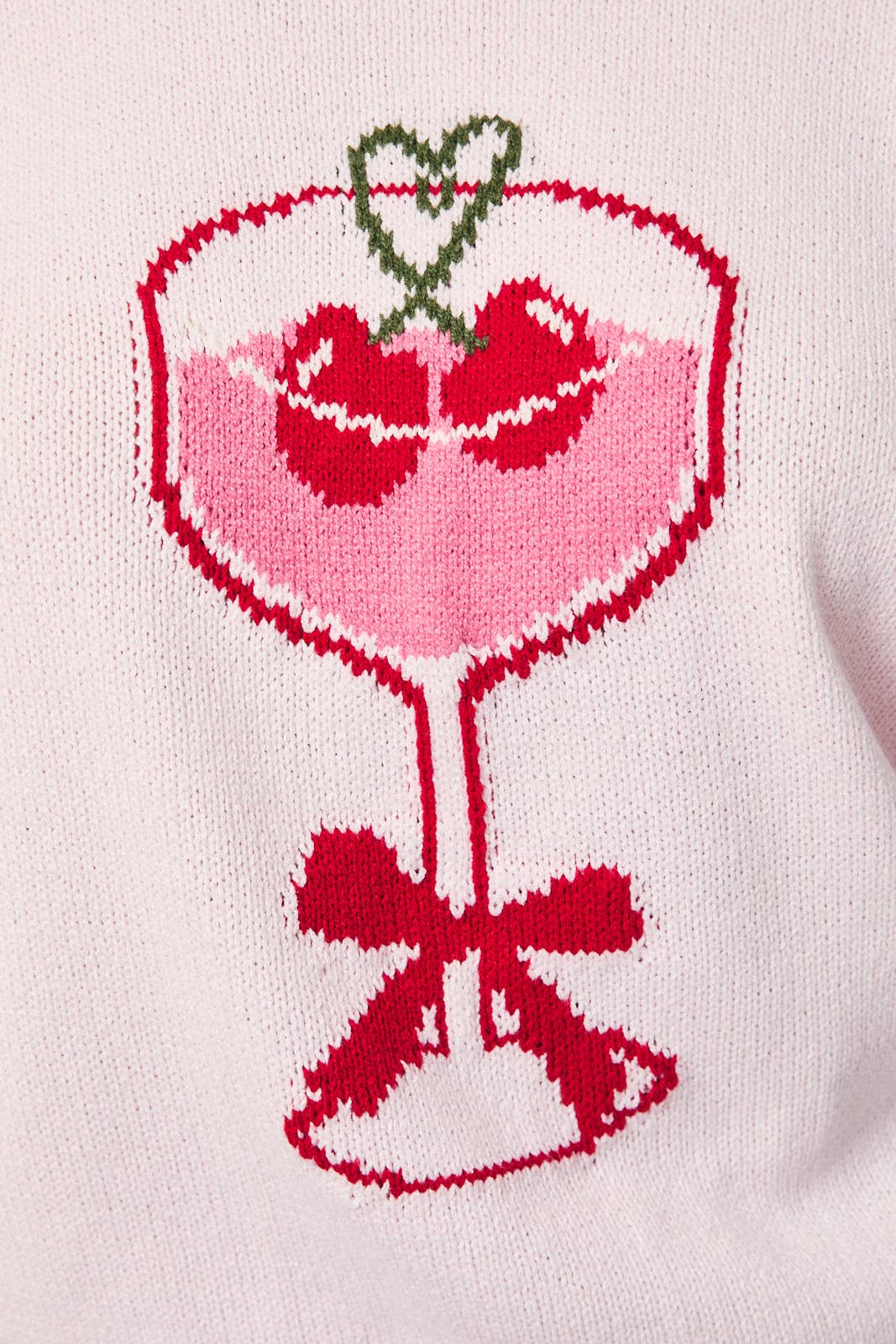 Heart Martini Graphic Sweater