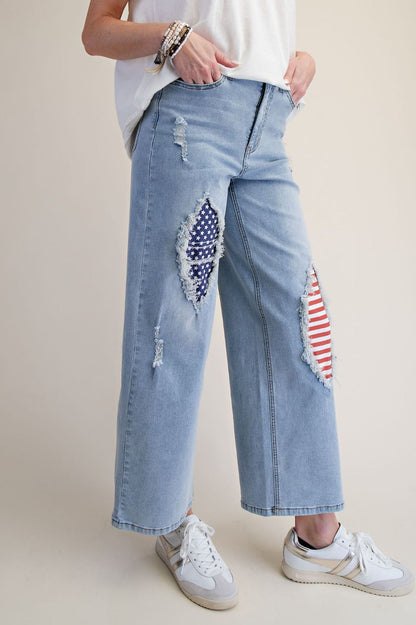 Distressed USA Jeans