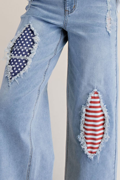 Distressed USA Jeans