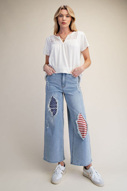 Distressed USA Jeans