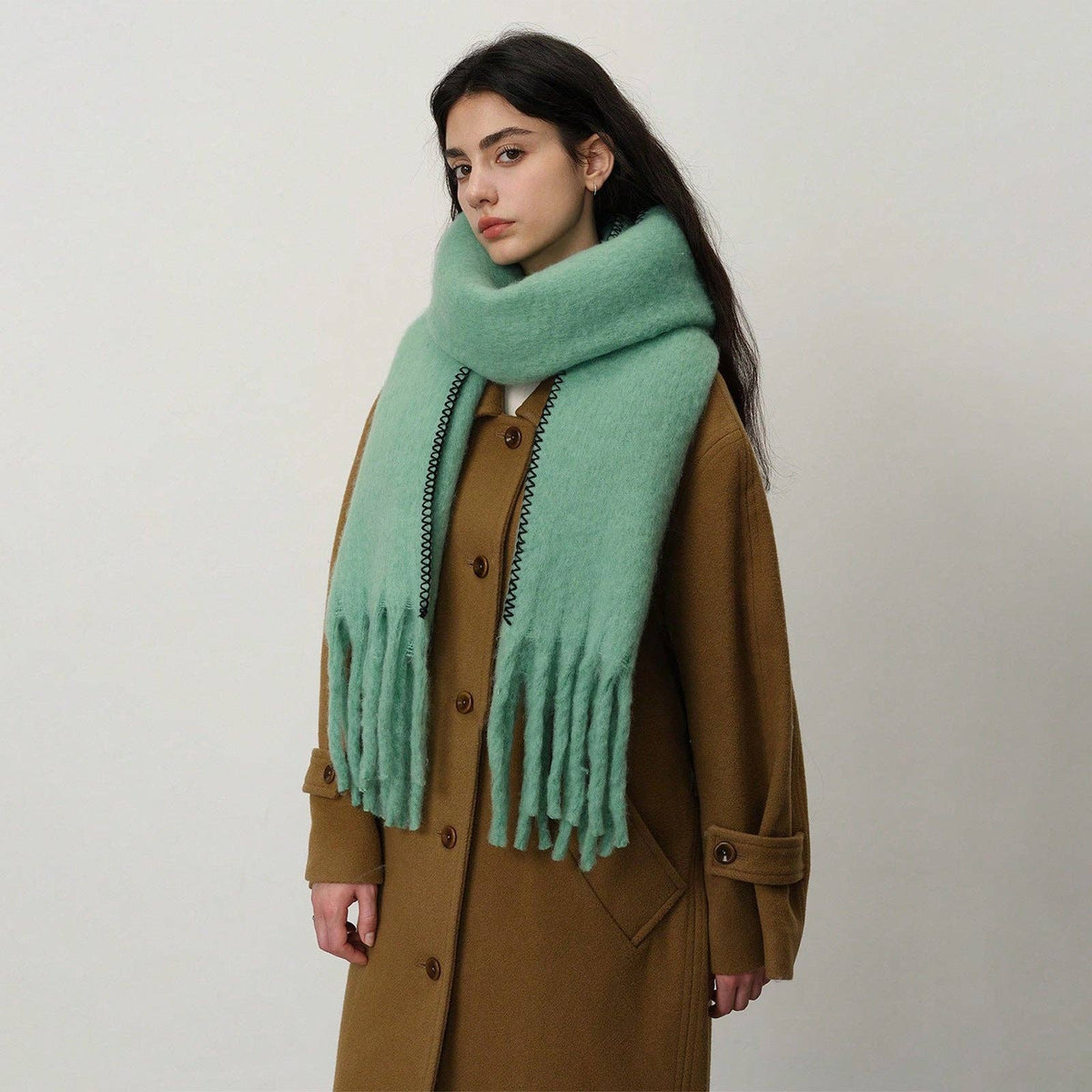 Fringed Winter Scarf