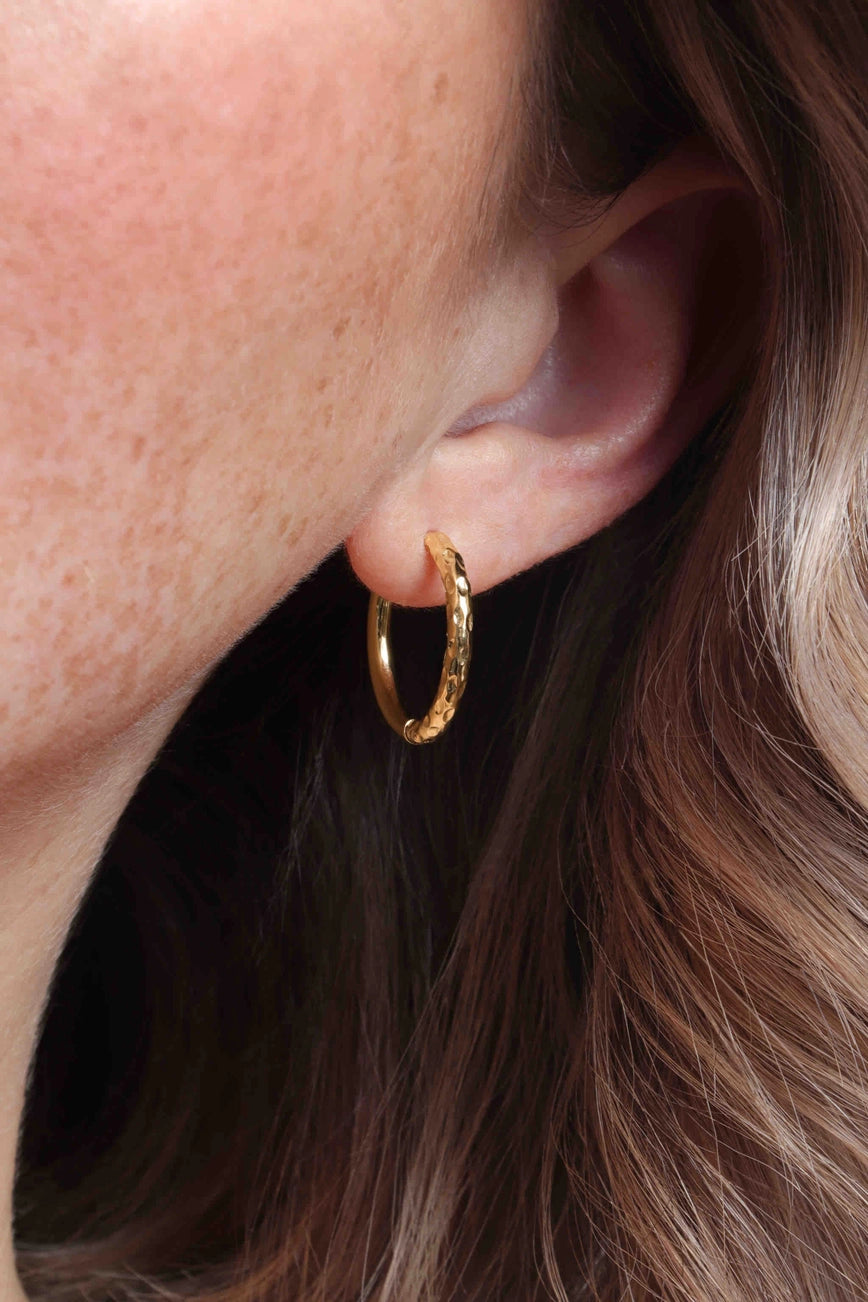Tara Reversible Huggie Earrings