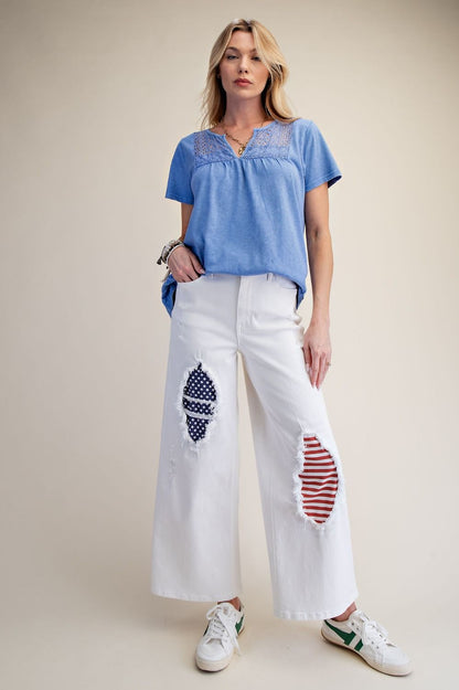 Distressed USA Jeans