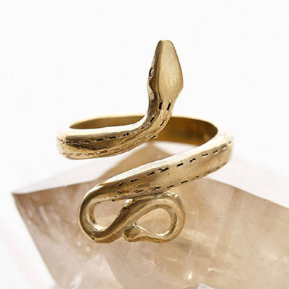 Golden Serpent Ring