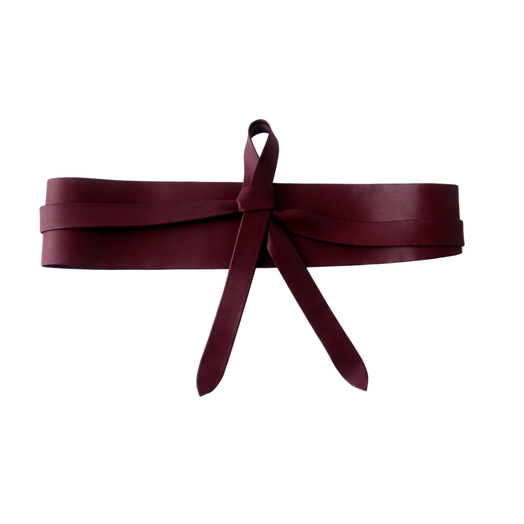 Obi Wrap Genuine Leather Belt