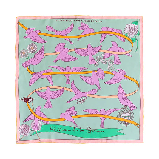 House of Frida Silk Bandana Scarf
