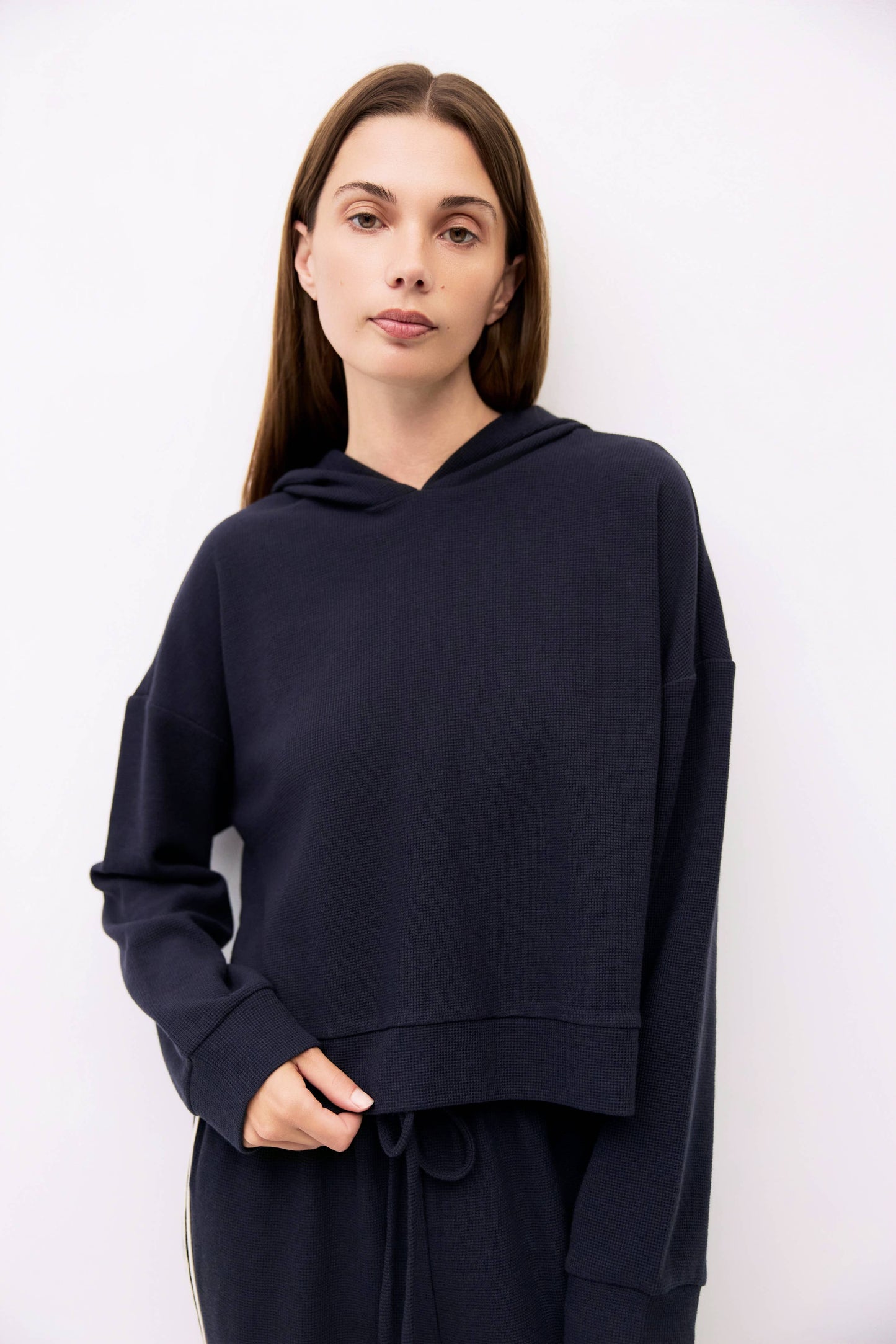 The Enzo Hoodie | Waffle Knit Hoodie