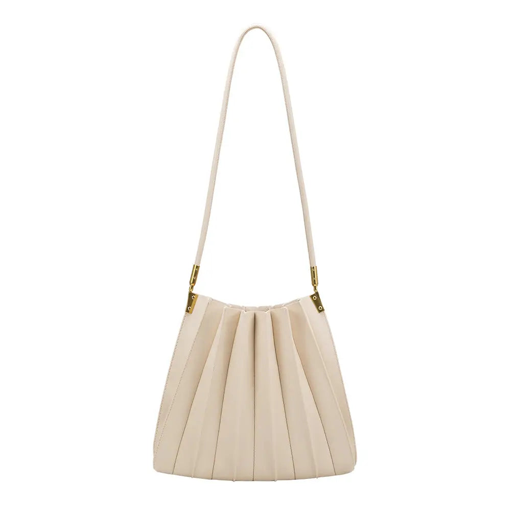 Carrie Pleated Shoulder Bag