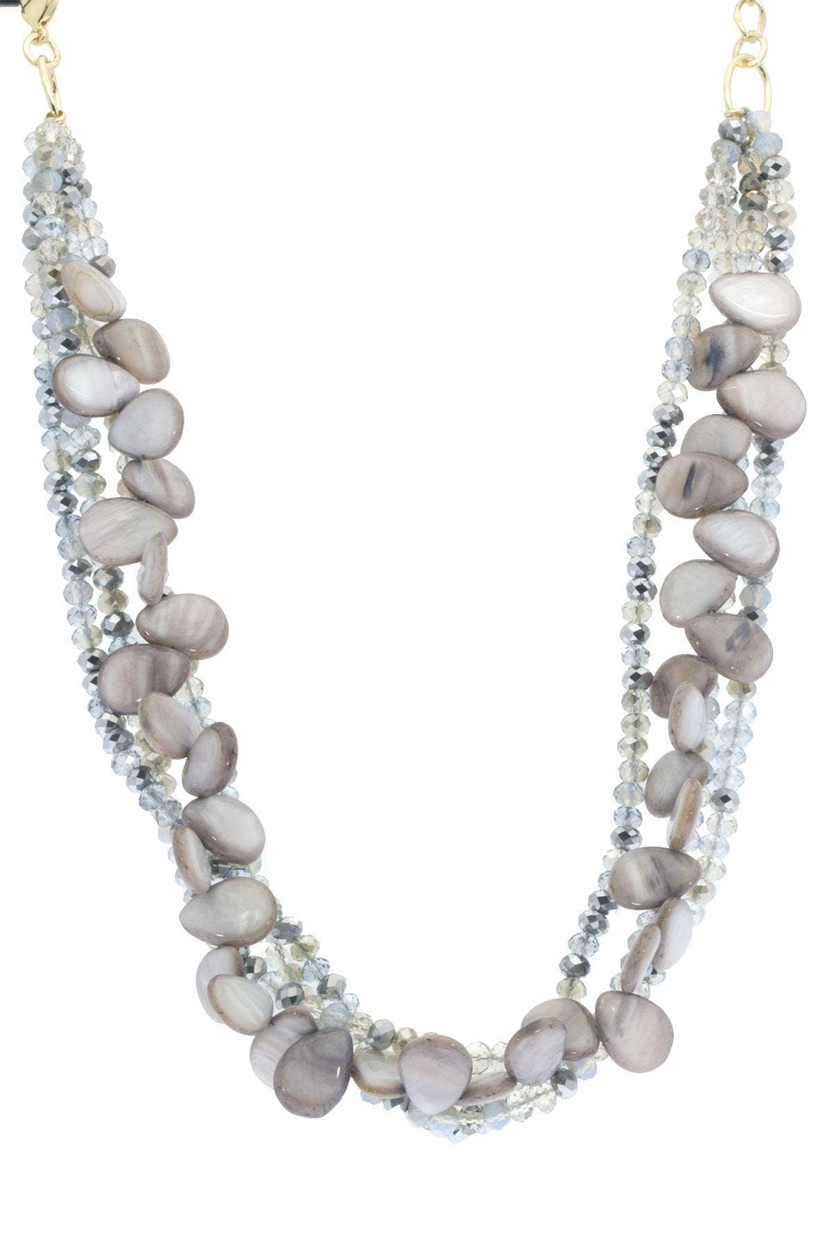 Cherai Multi Strand Pearl Necklace