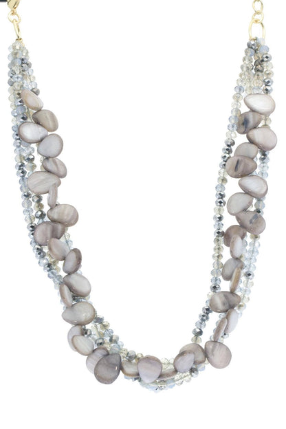 Cherai Multi Strand Pearl Necklace