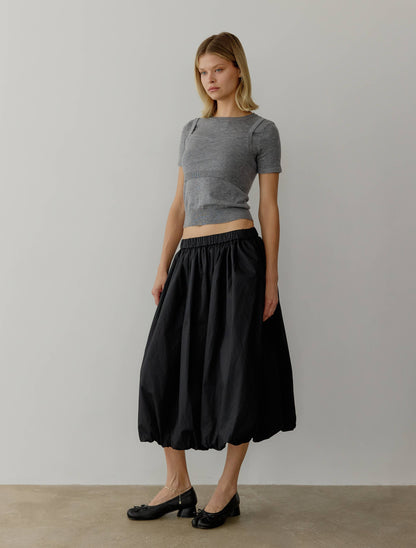 The Bella Skirt | Midi Bubble Skirt