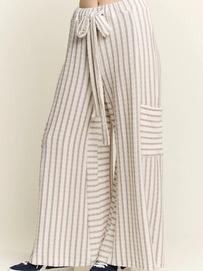 Striped Wide Leg Pants