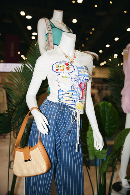 Mediterranean Market Graphic Tee