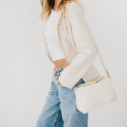 Moira Croc Embossed Crossbody