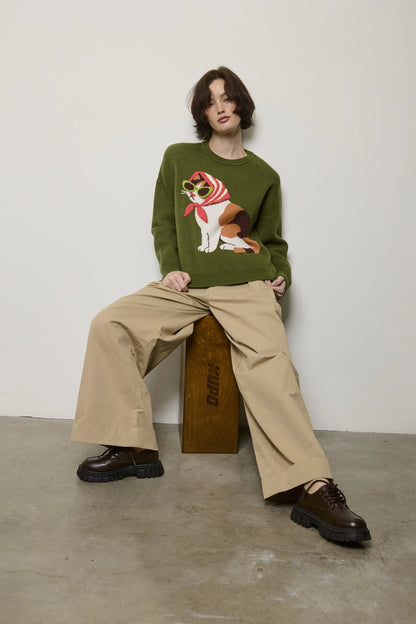 Café Cat Sweater