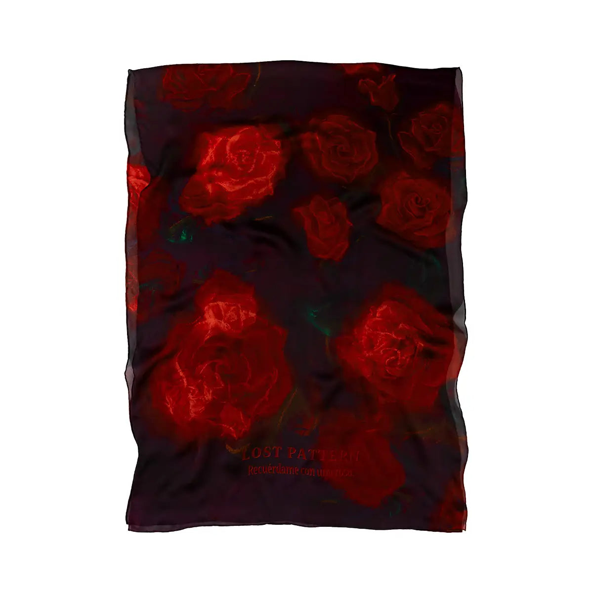 La Rosa Silk Chiffon Shawl