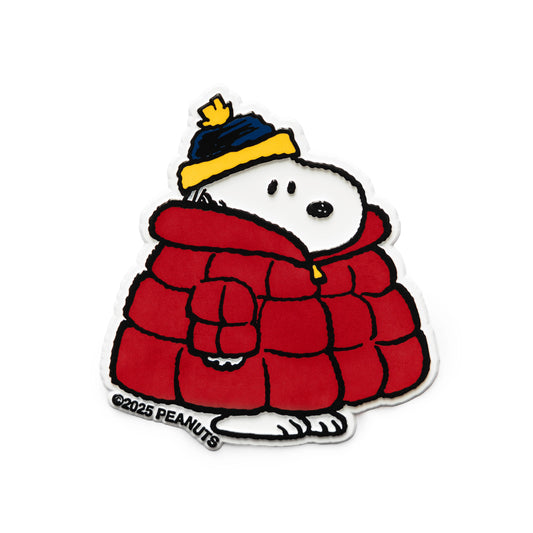 3P4 x Peanuts® - Snoopy Puffy Coat Classic Fridge Magnet