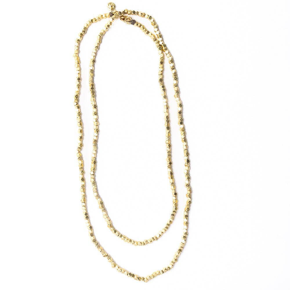 Erica Long Necklace Faceted