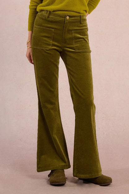 Corduroy Flare Pants