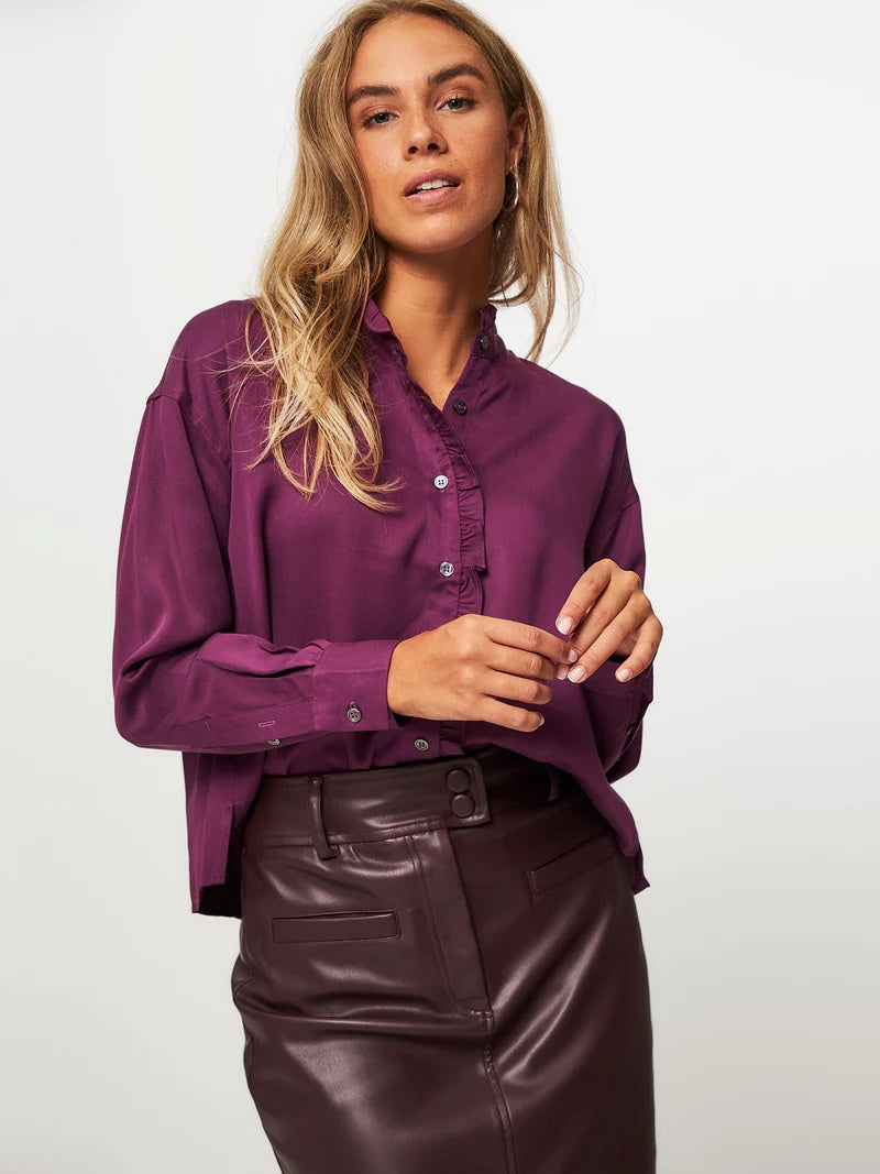 Cabanac Aubergine Blouse